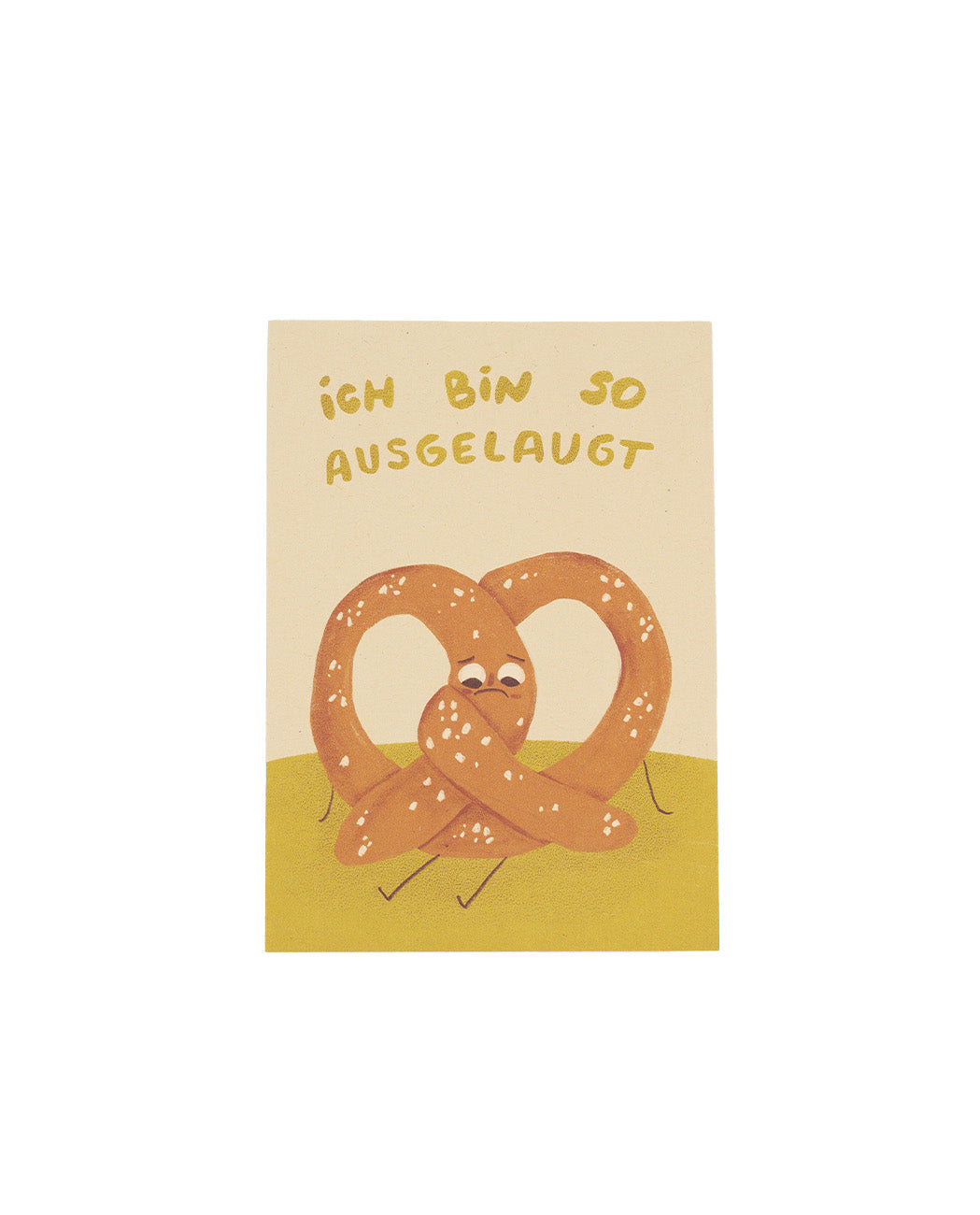 Postkarte ich bin so ausgelaugt