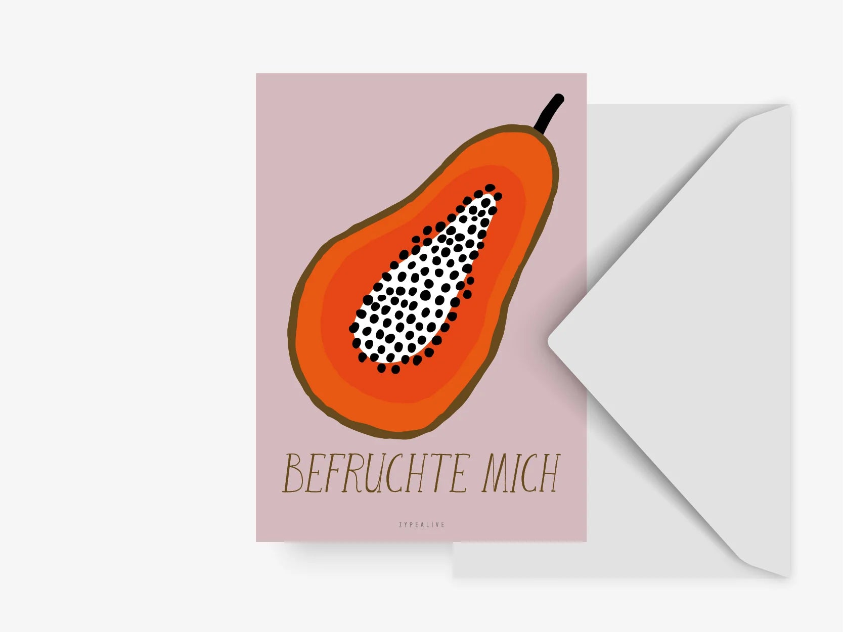 Postkarte Befruchte mich