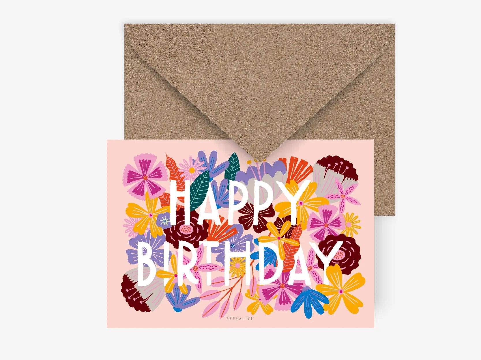 Postkarte Bloomy Birthday