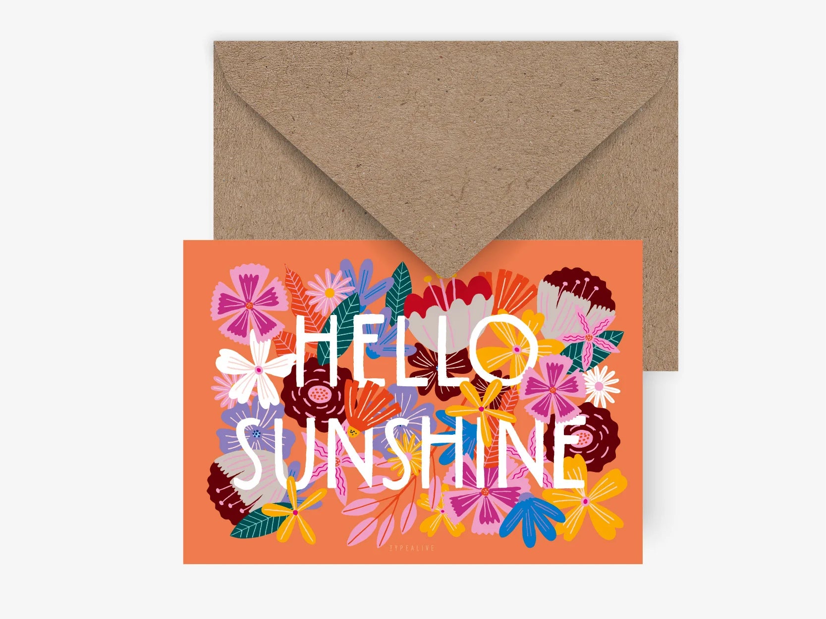 Postkarte Hello Sunshine