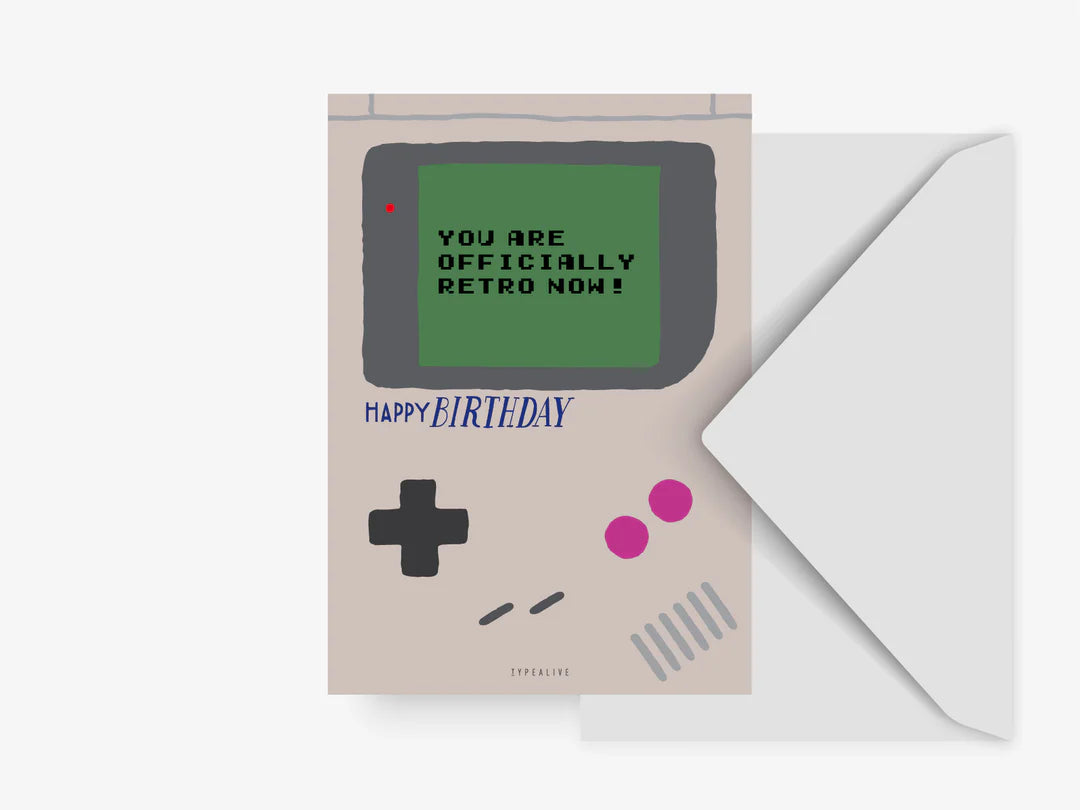 Postkarte Officially Retro