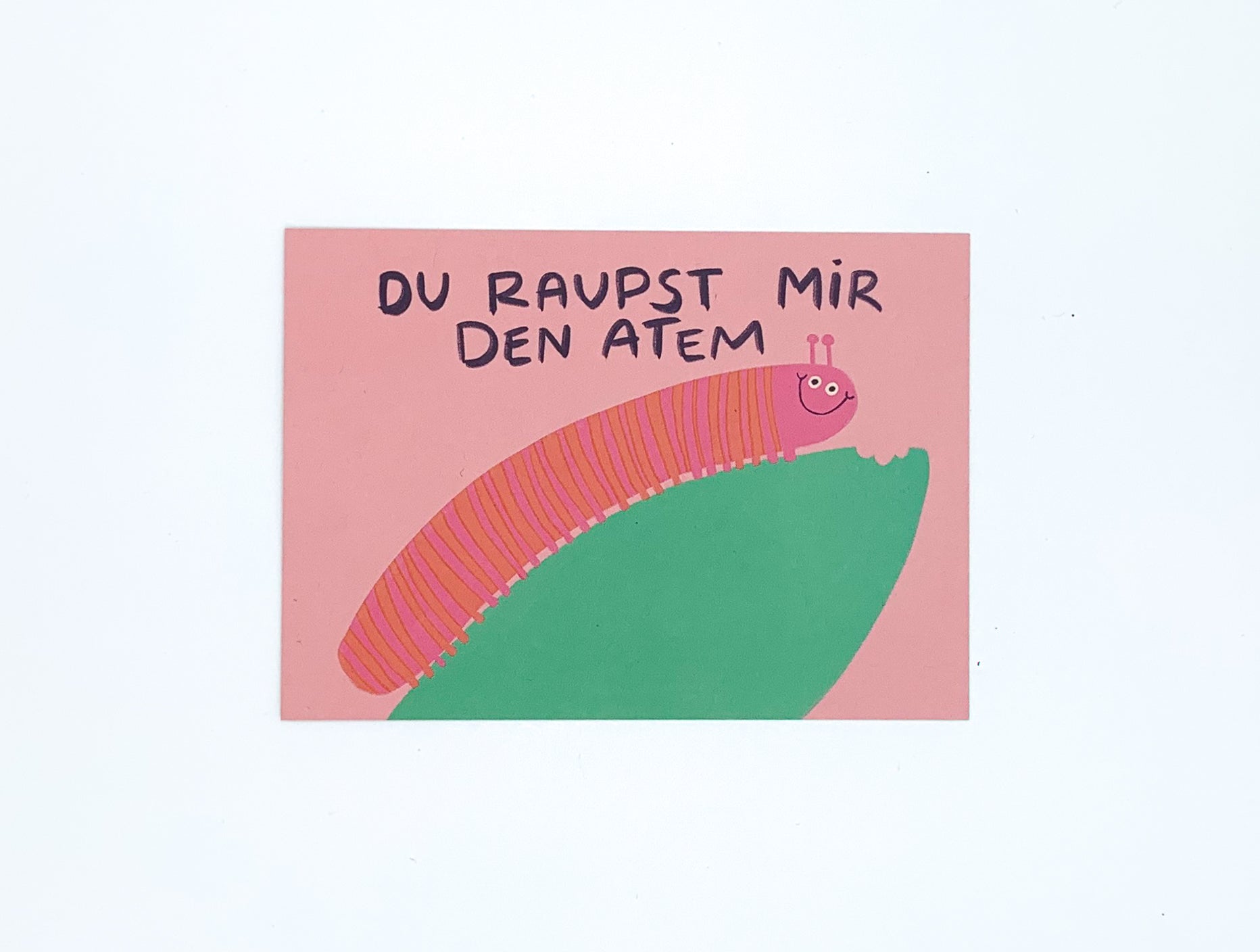 Postkarte Du raupst mir den Atem