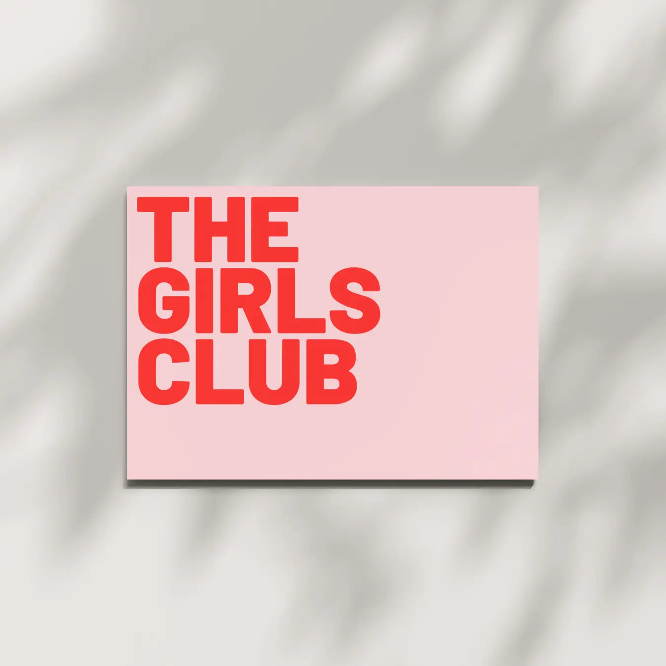 Postkarte THE GIRLS CLUB