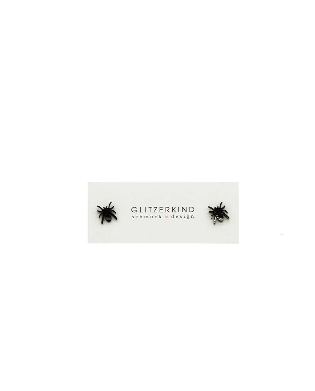 Ohrstecker Spinne (schwarz)