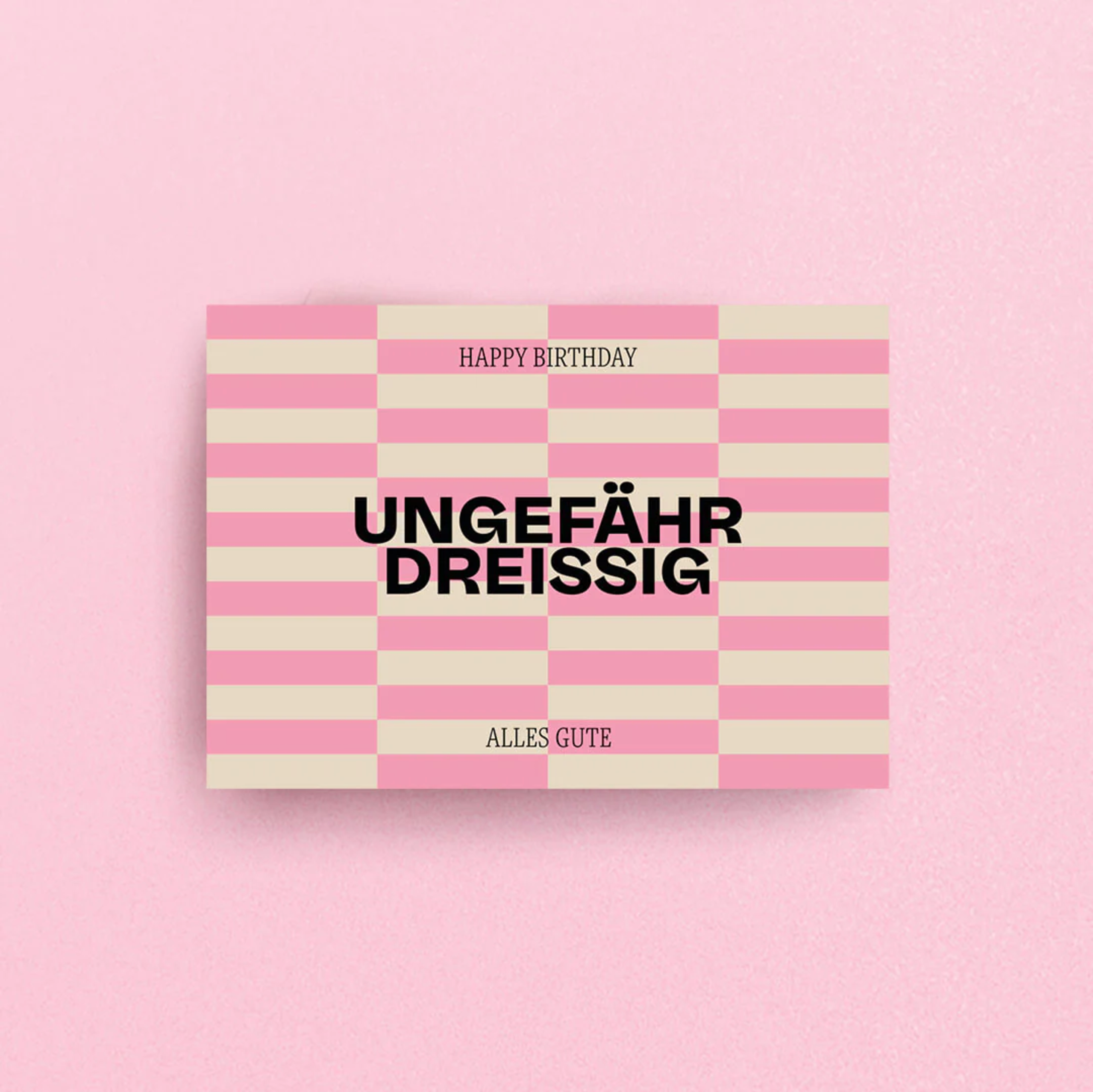 Postkarte UNGEFÄHR DREIßIG