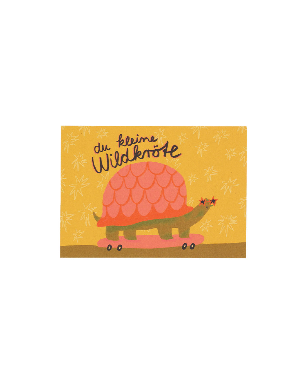 Postkarte du kleine Wildkröte