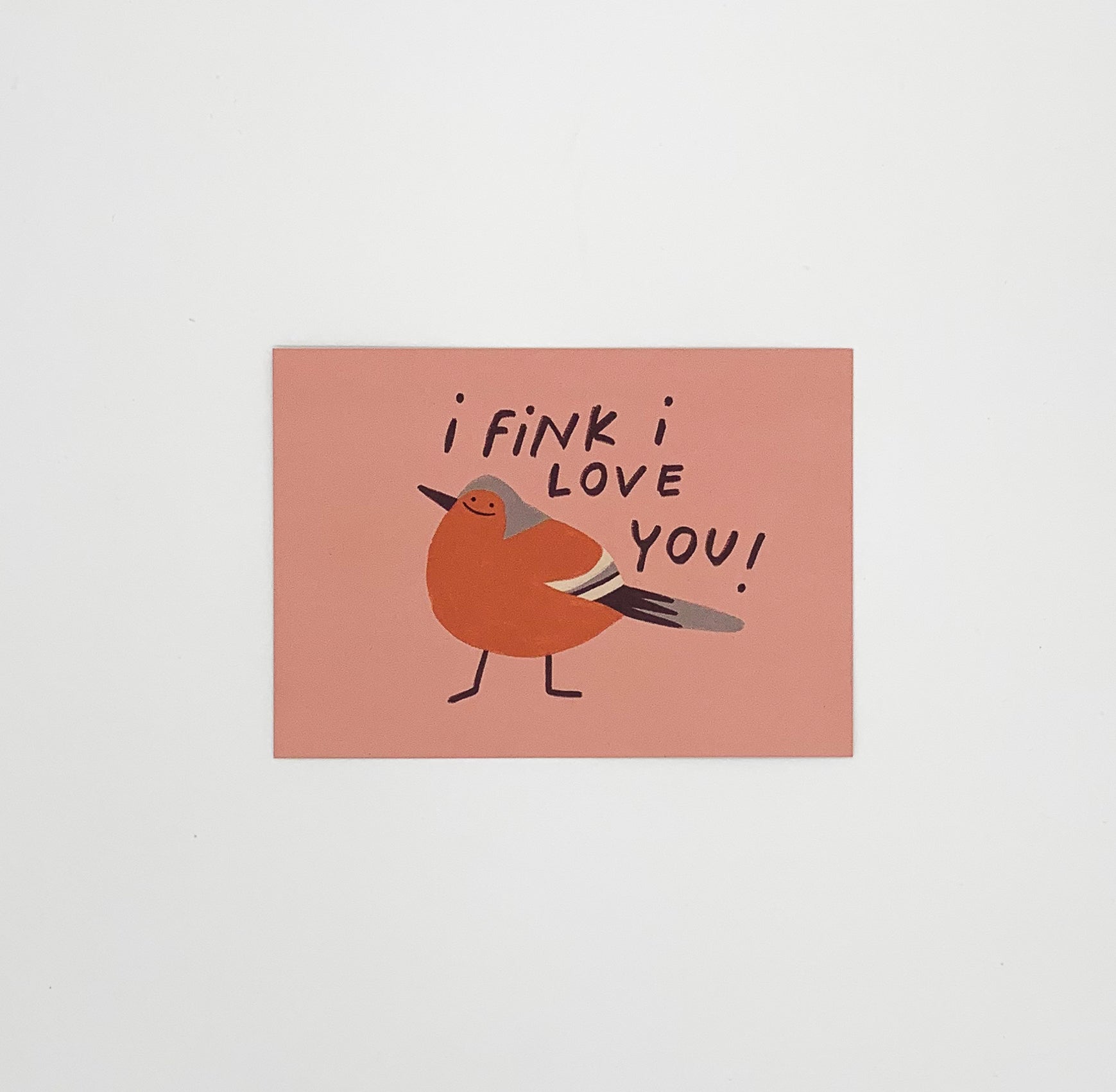 Postkarte I Fink I Love You