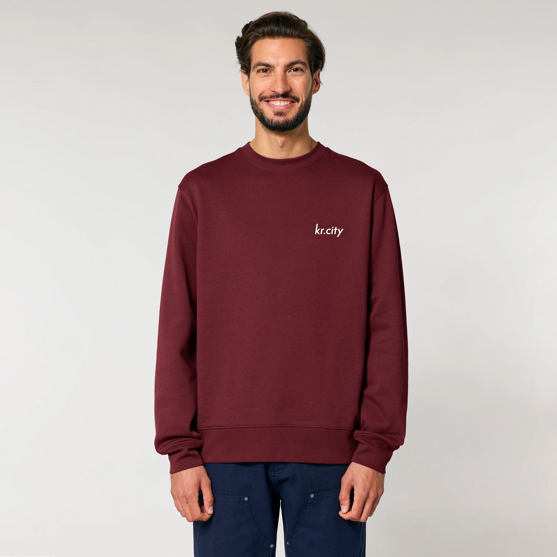 Crewneck kr.city - bordeaux