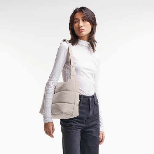 Puffer Square Bag Groß - monochrome scallop