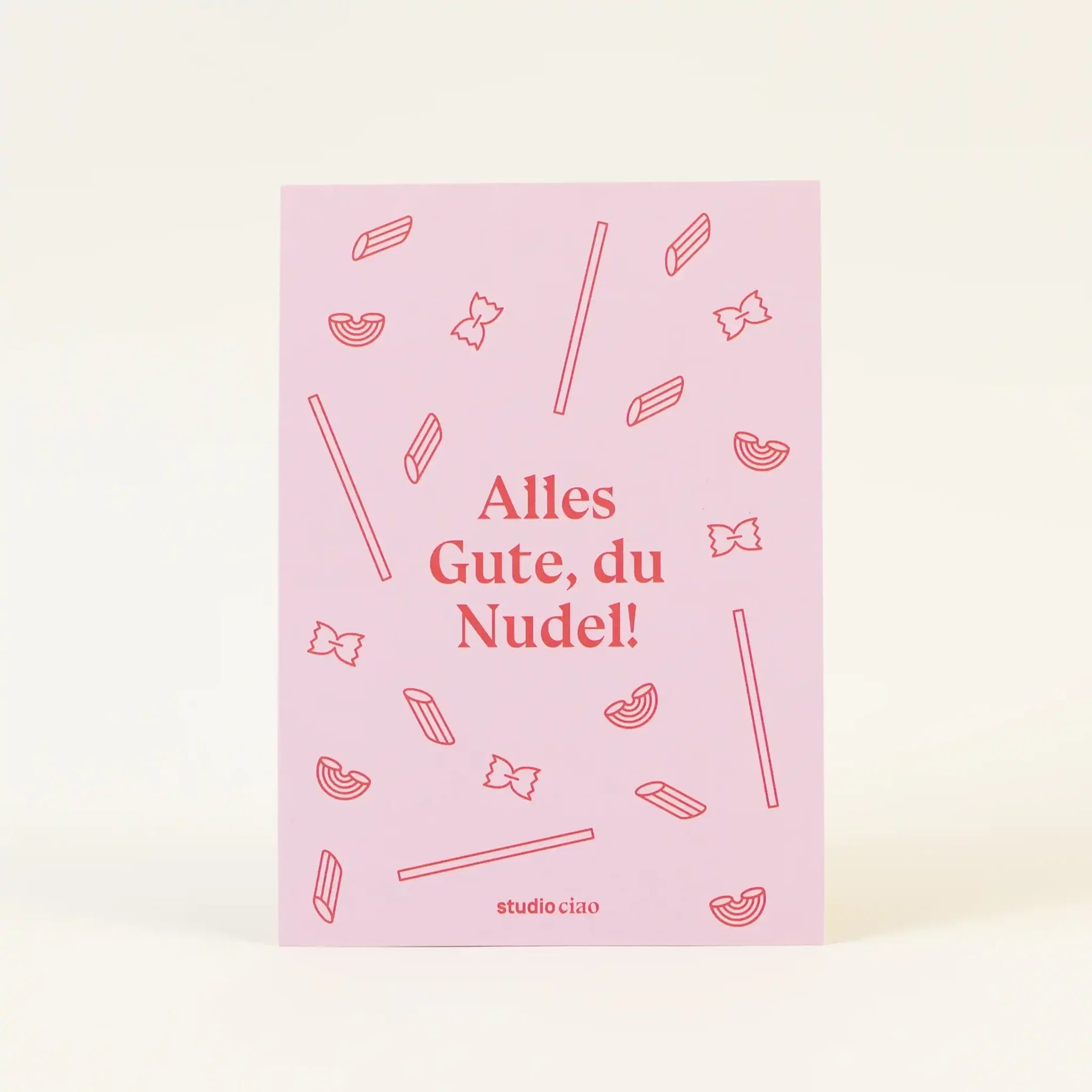 Postkarte Alles Gute, du Nudel