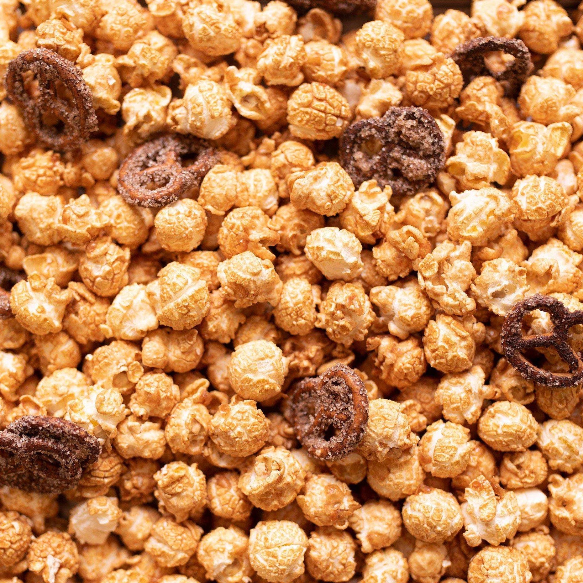 Popcorn weiße Schokolade & Salzbrezel