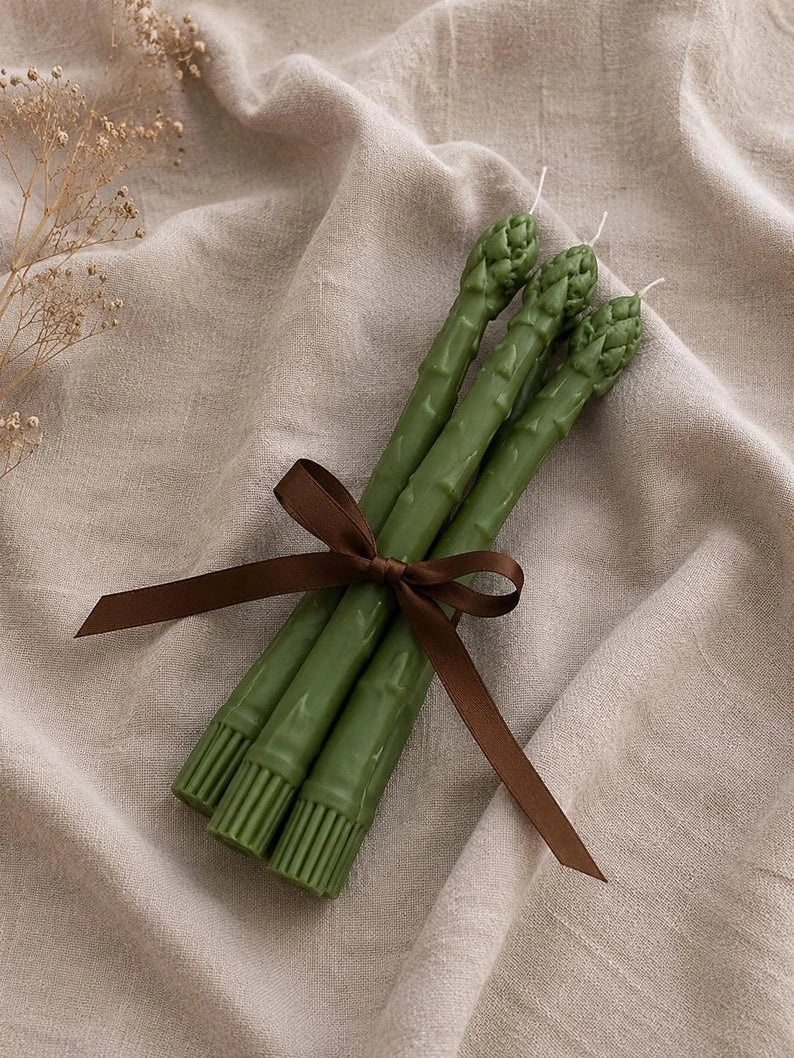 Kerze Spargel