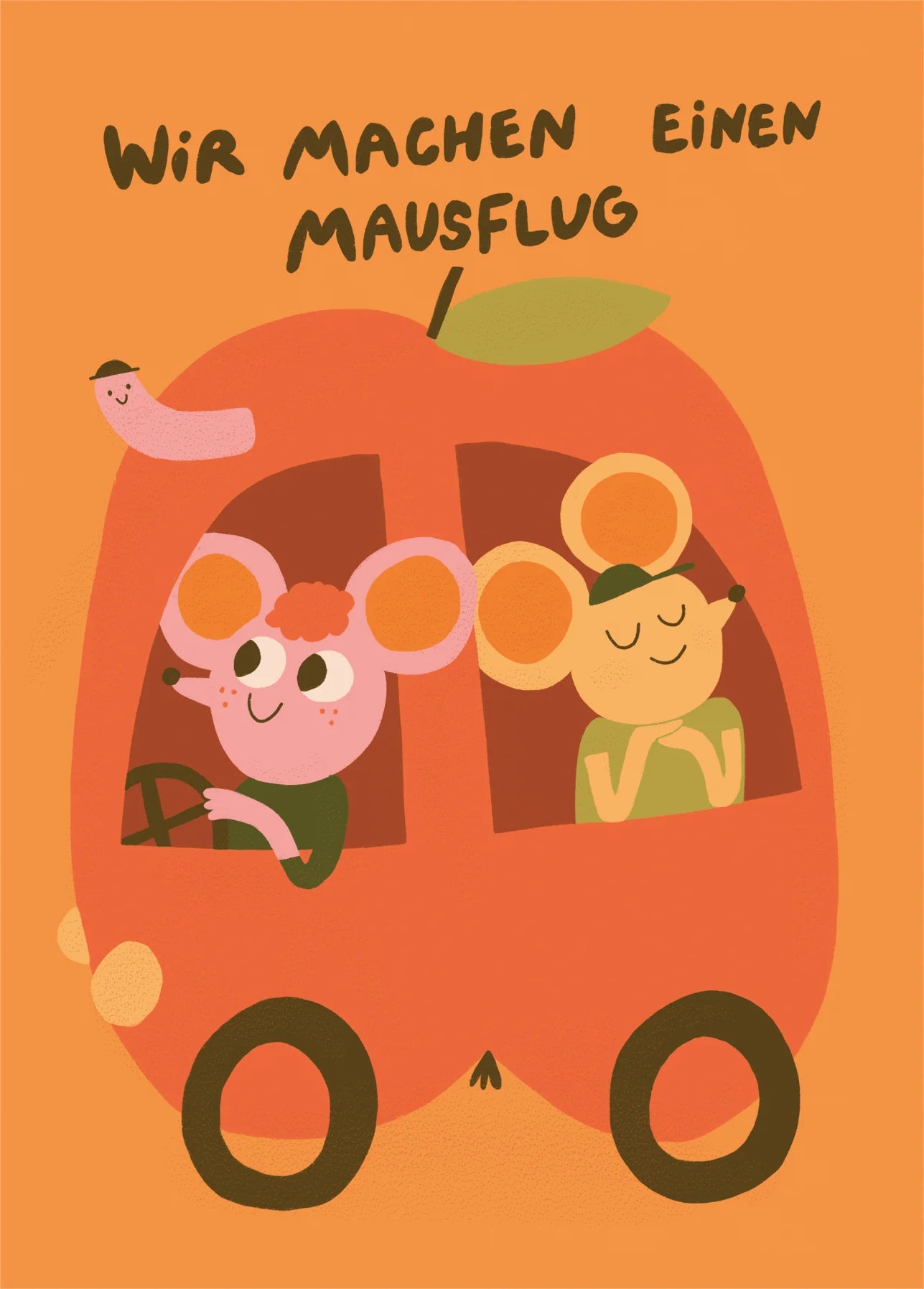 Postkarte Mausflug