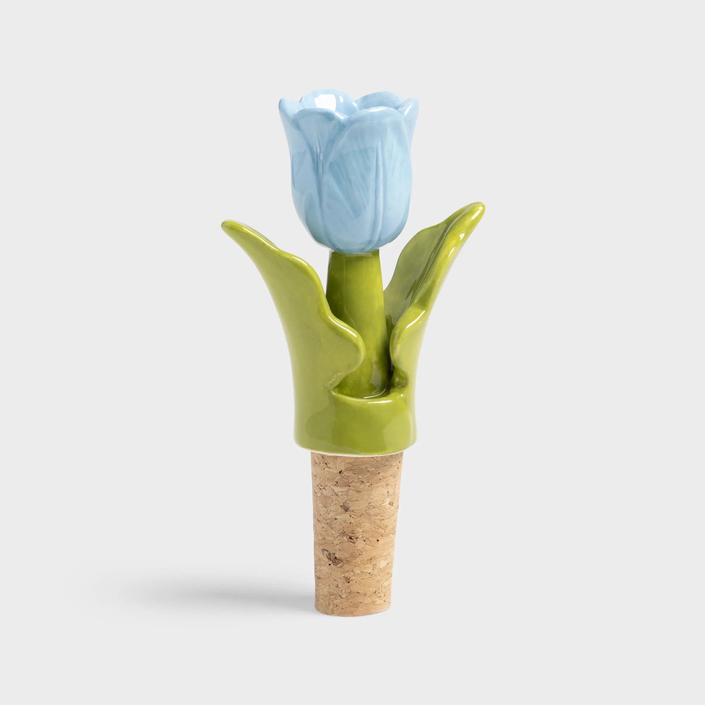 Bottle Stopper Tulpe blau