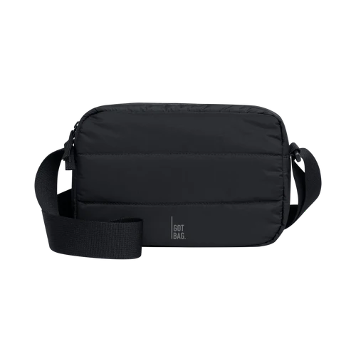 Puffer Crossbody Bag  -black