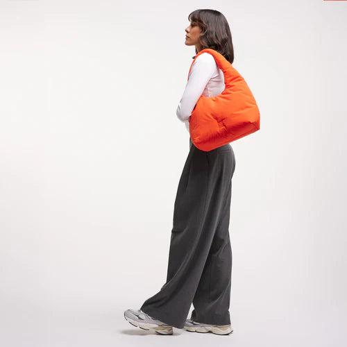 Cloud Shoulder Bag  - monochrome hot coral
