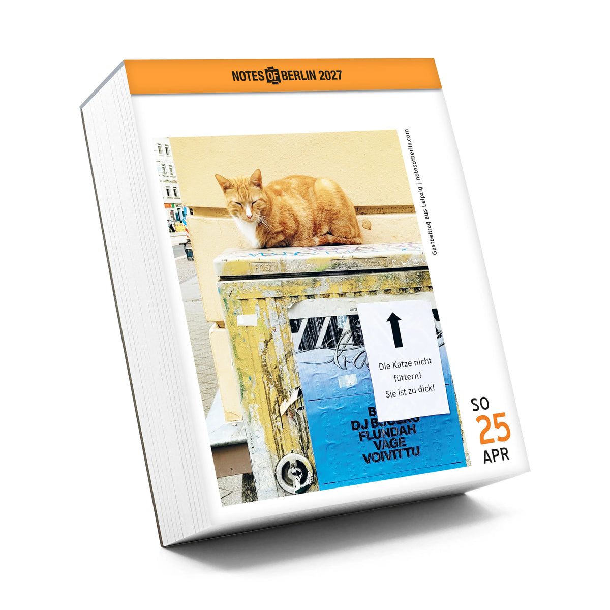 Tagesabreißkalender Notes of Berlin 2027