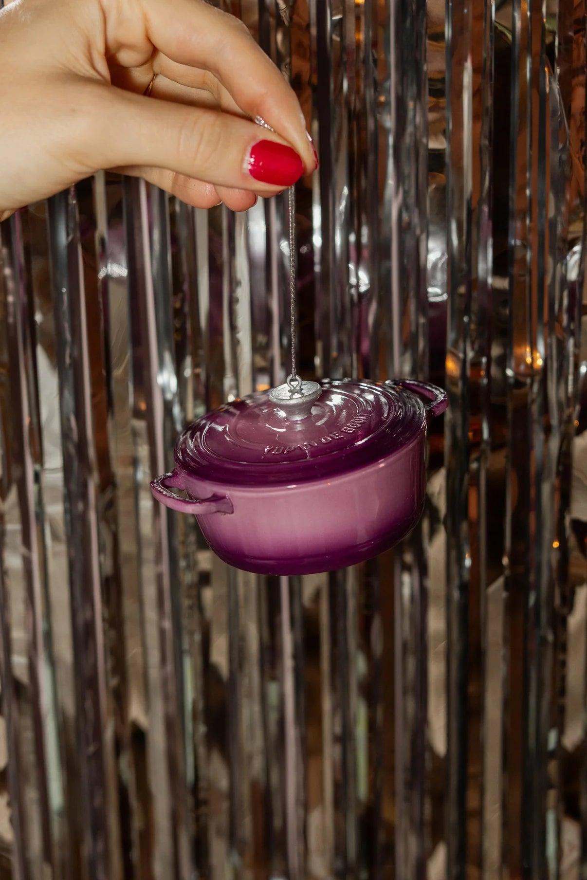 Baumschmuck Gusseisenpfanne