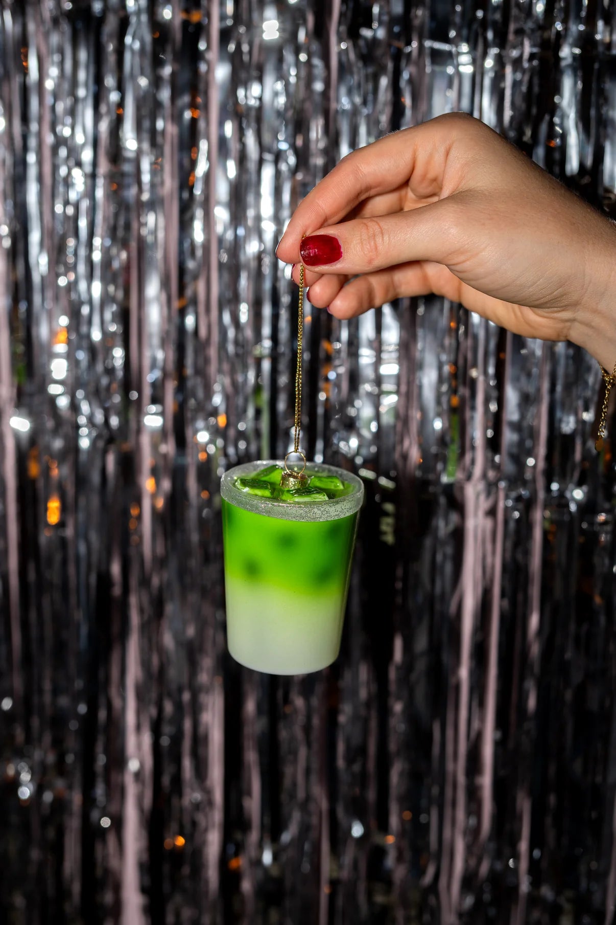 Baumschmuck Iced Matcha Latte