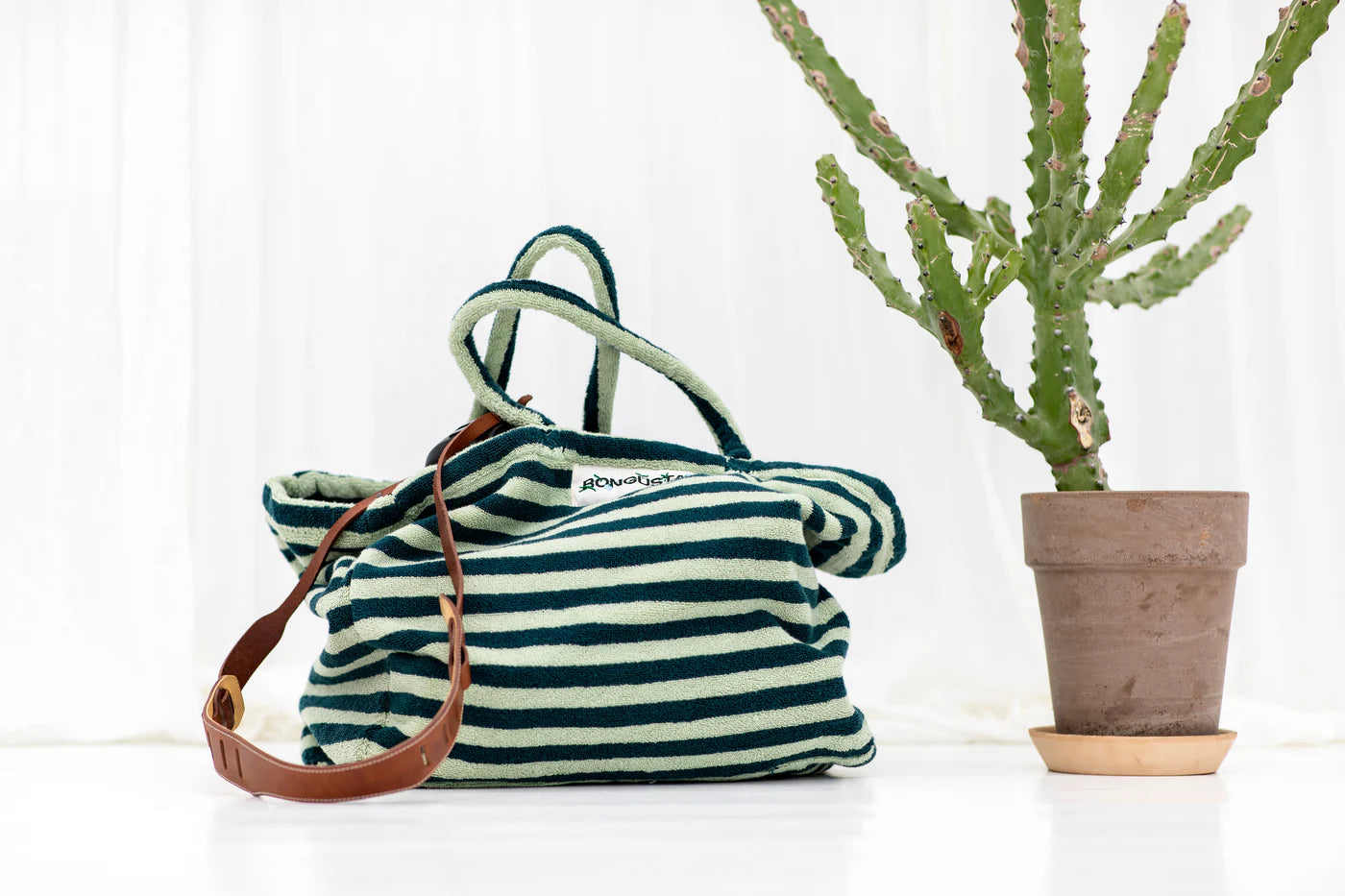 WEEKEND BAG Naram - sea foam & deep