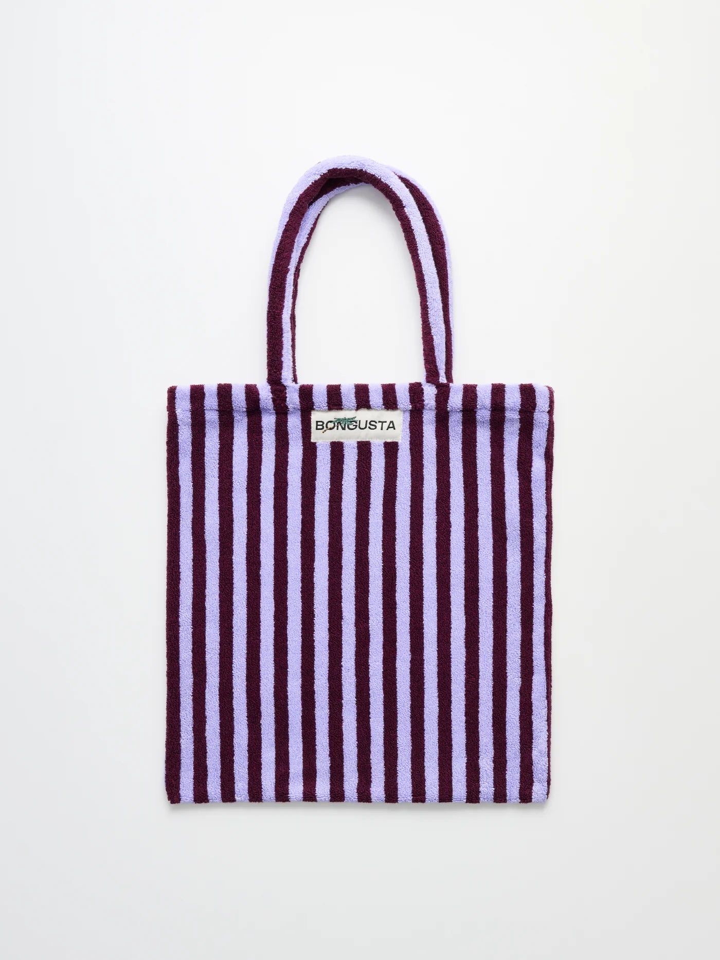 Frottee-Totebag WINE & LAVENDER BLUE