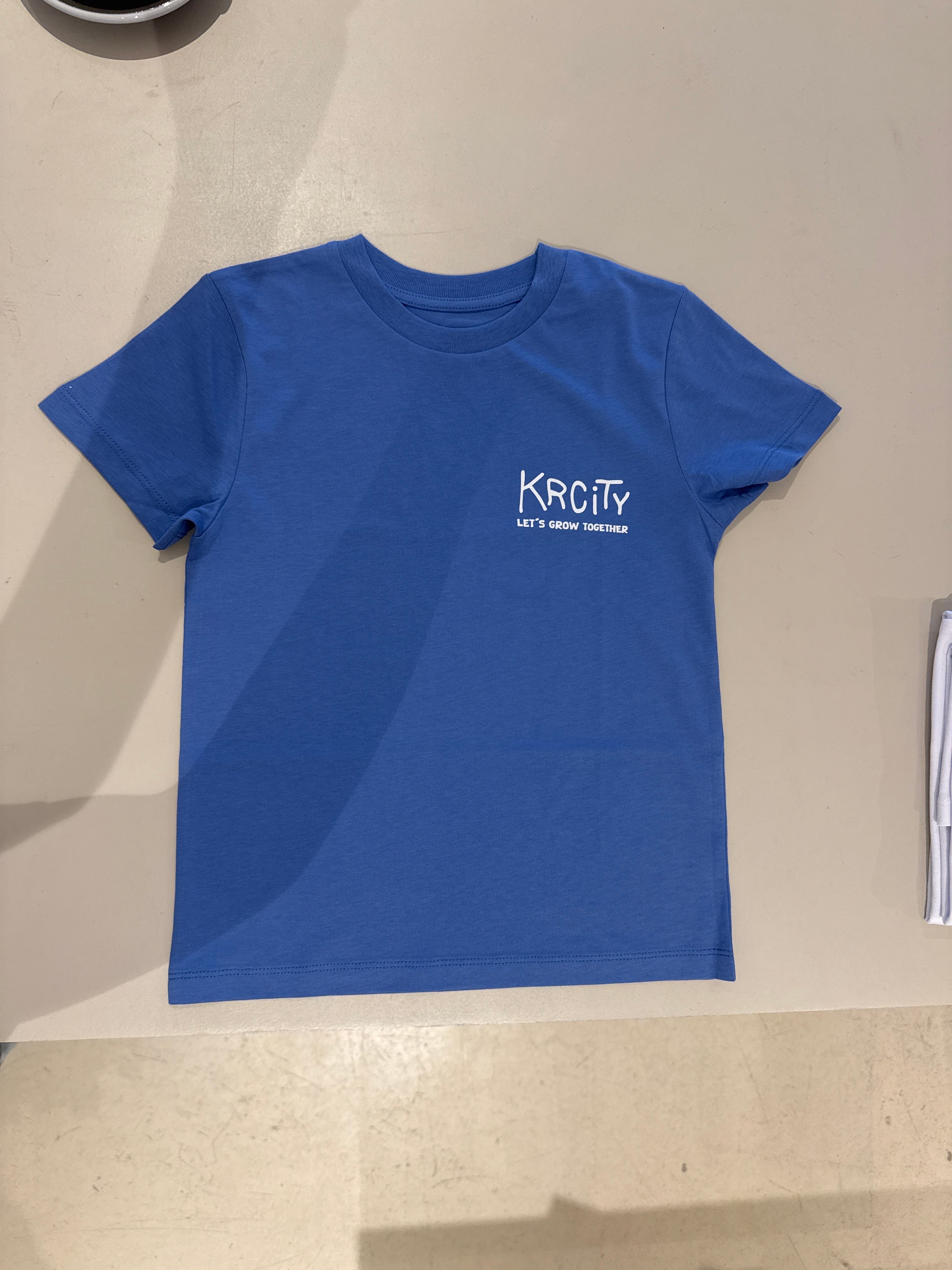Grow Up Logo Tee - Blau