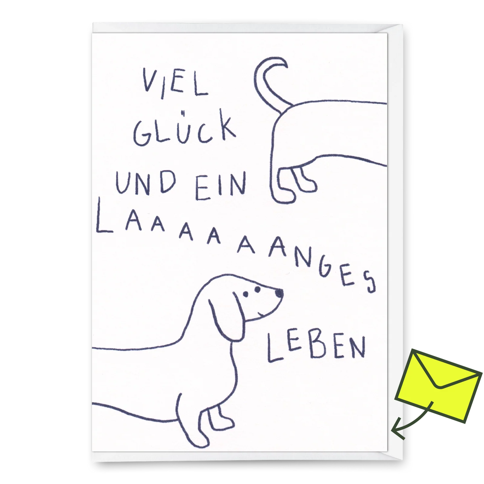 Grußkarte "Langes Leben"