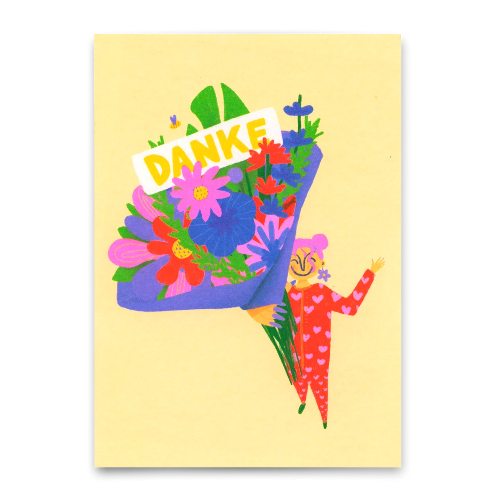 Postkarte "Danke Bouquet"