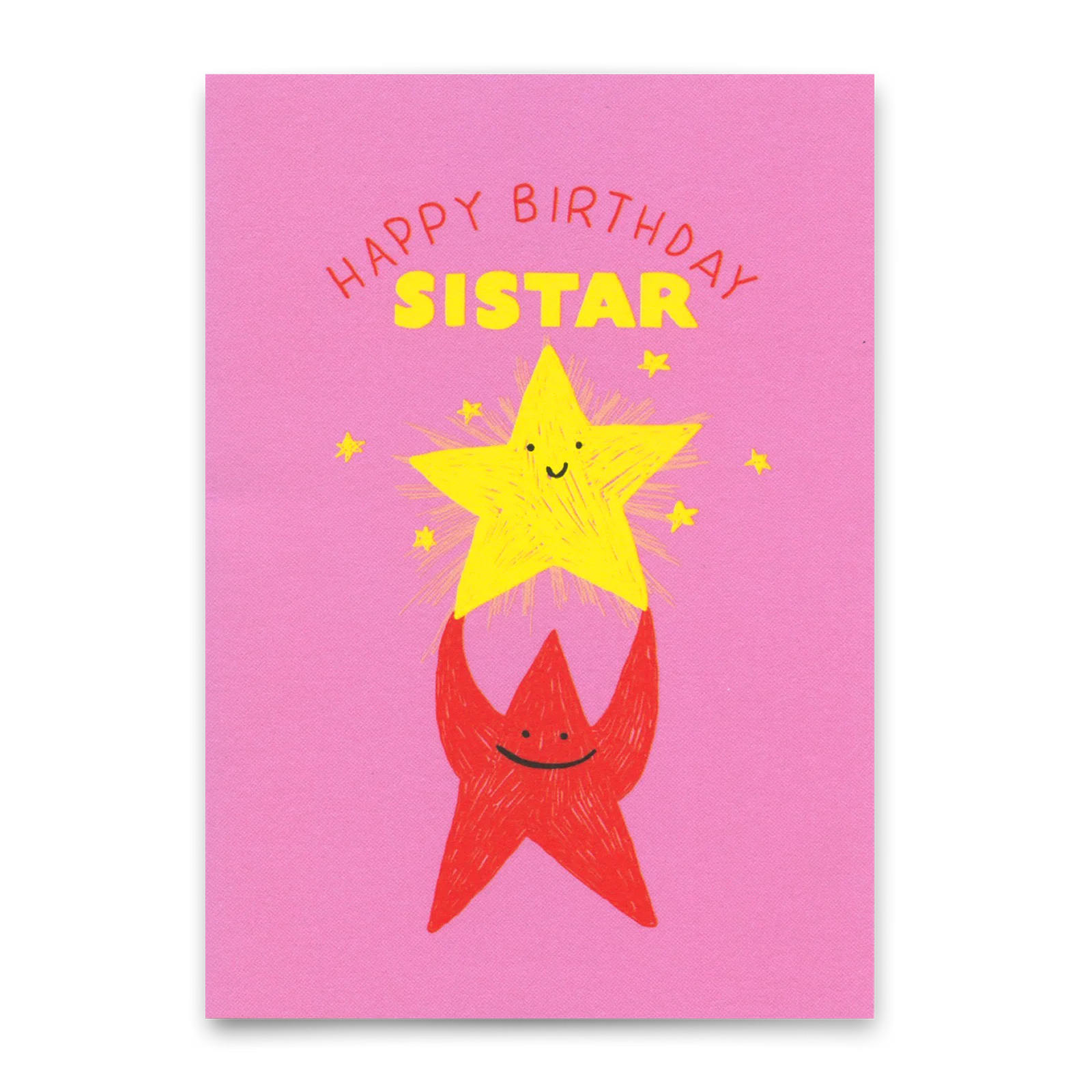 Postkarte "Happy Birthday Sistar"