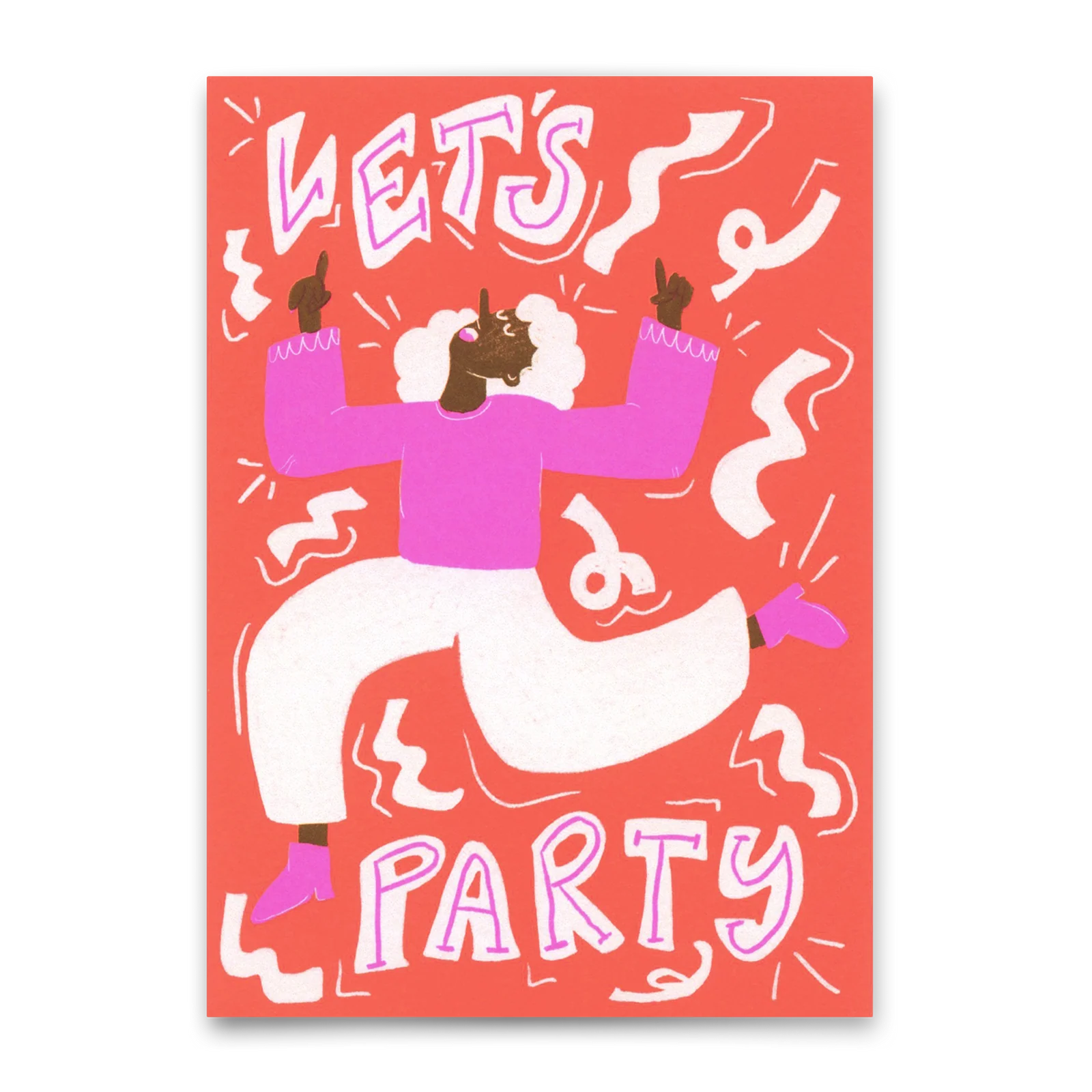 Postkarte "Let's Party"