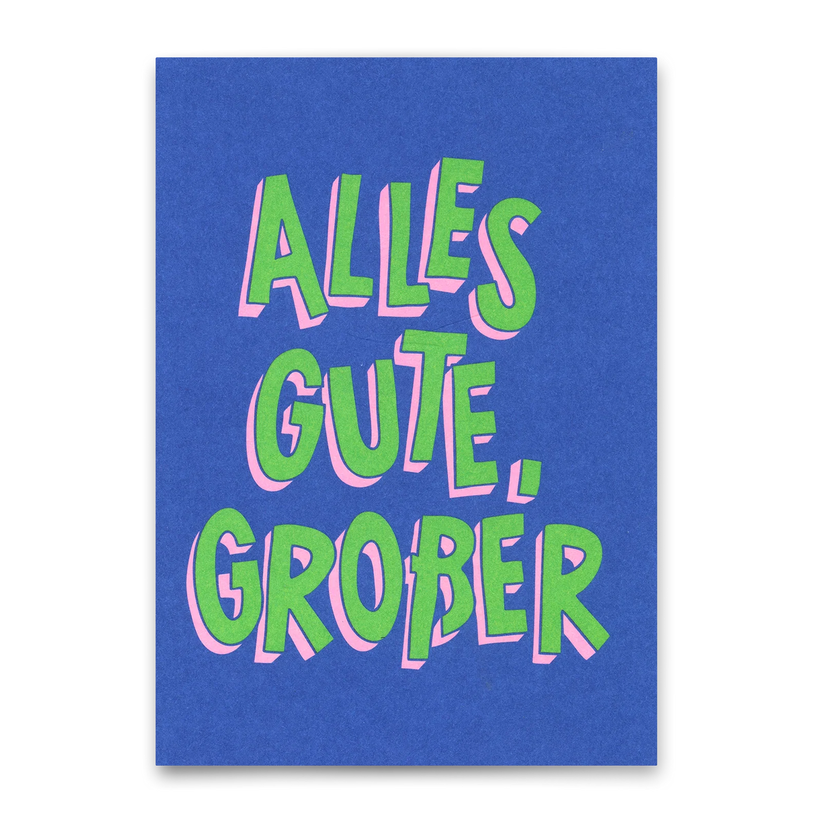 Postkarte "Alles Gute, Großer"