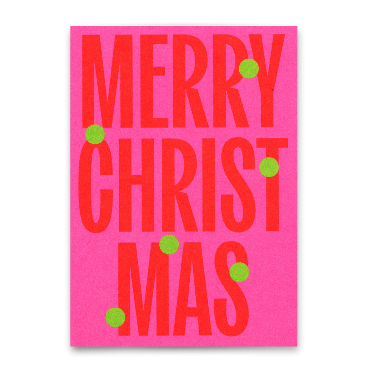 Postkarte "Merry Christmas"