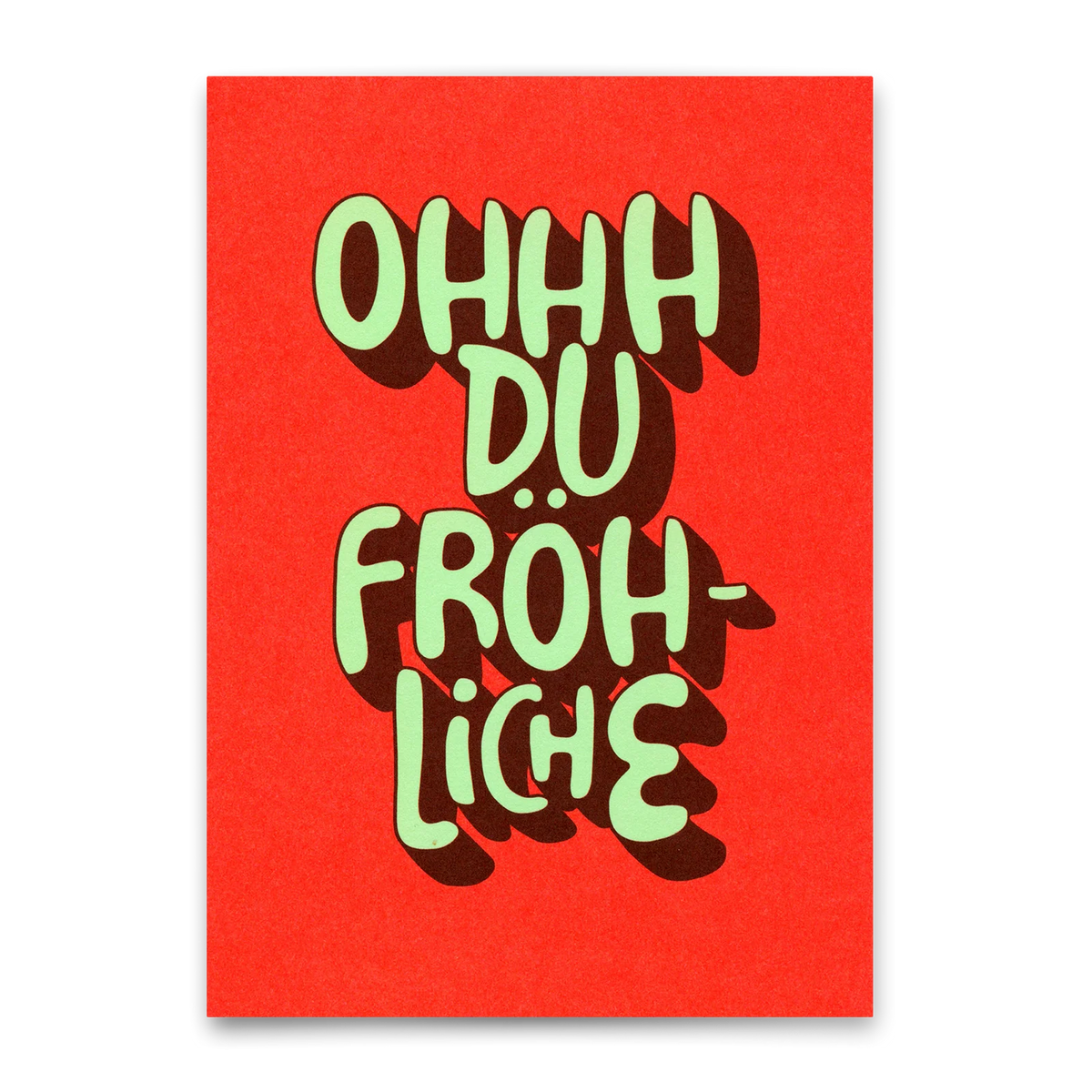 Postkarte "Oh du Fröhliche"