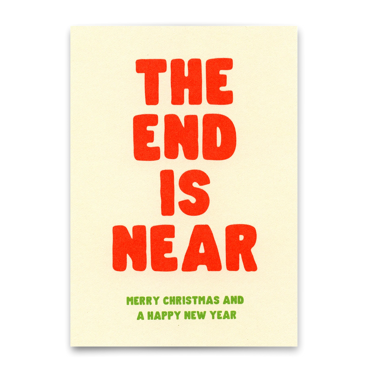 Postkarte "The End is near"