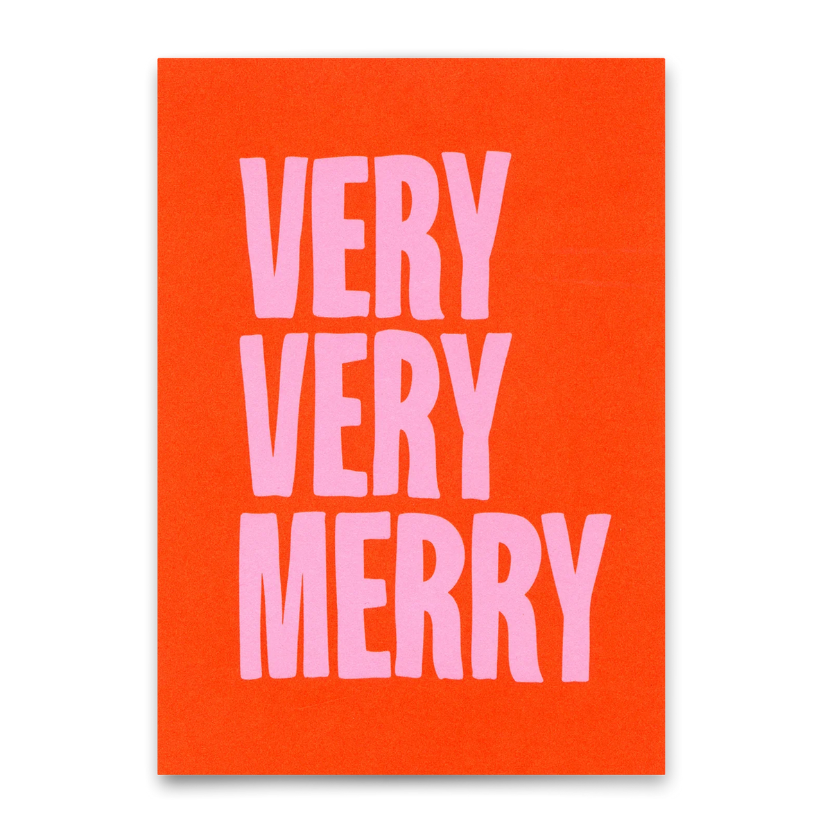 Postkarte "Very very merry"