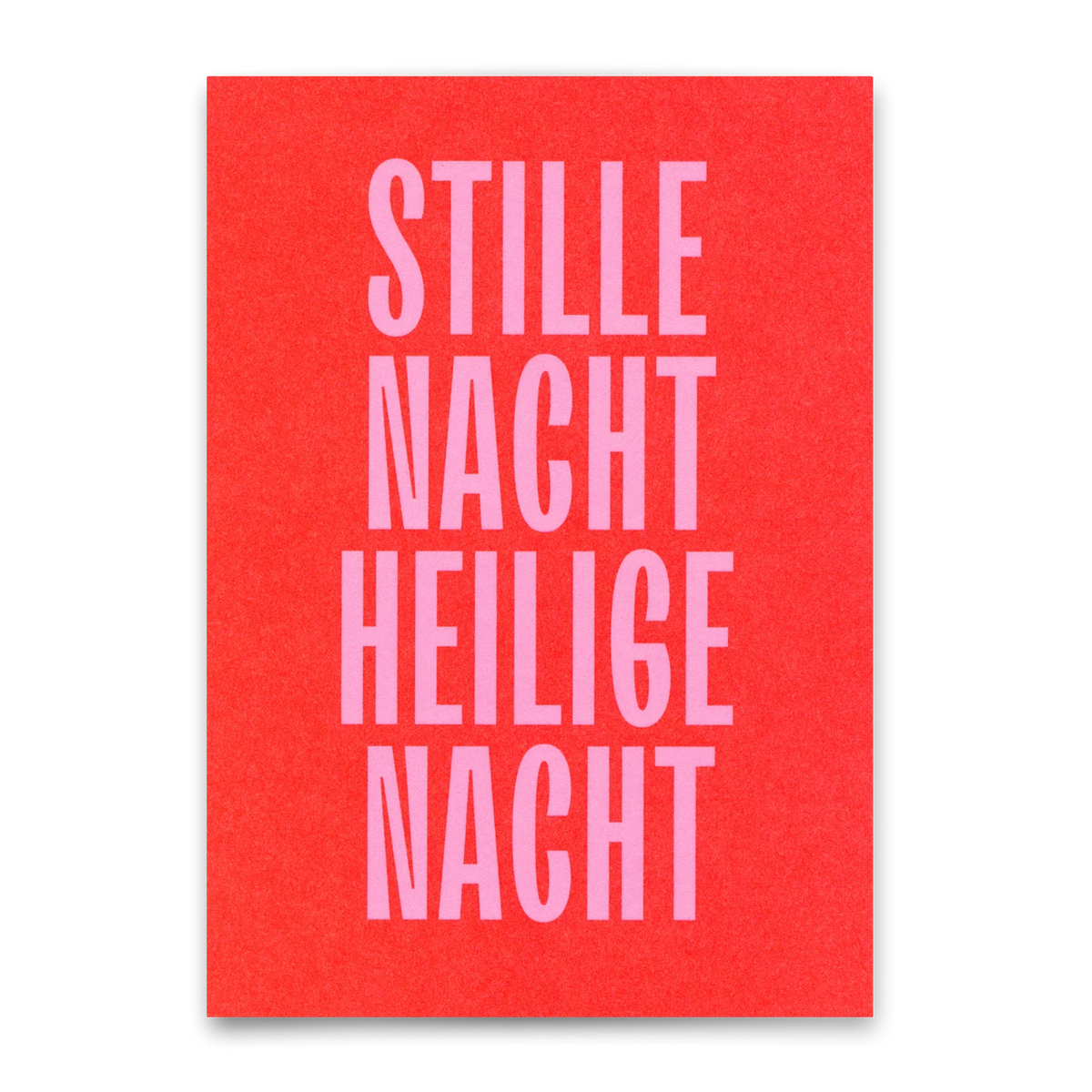 Postkarte "Stille Nacht, heilige Nacht"