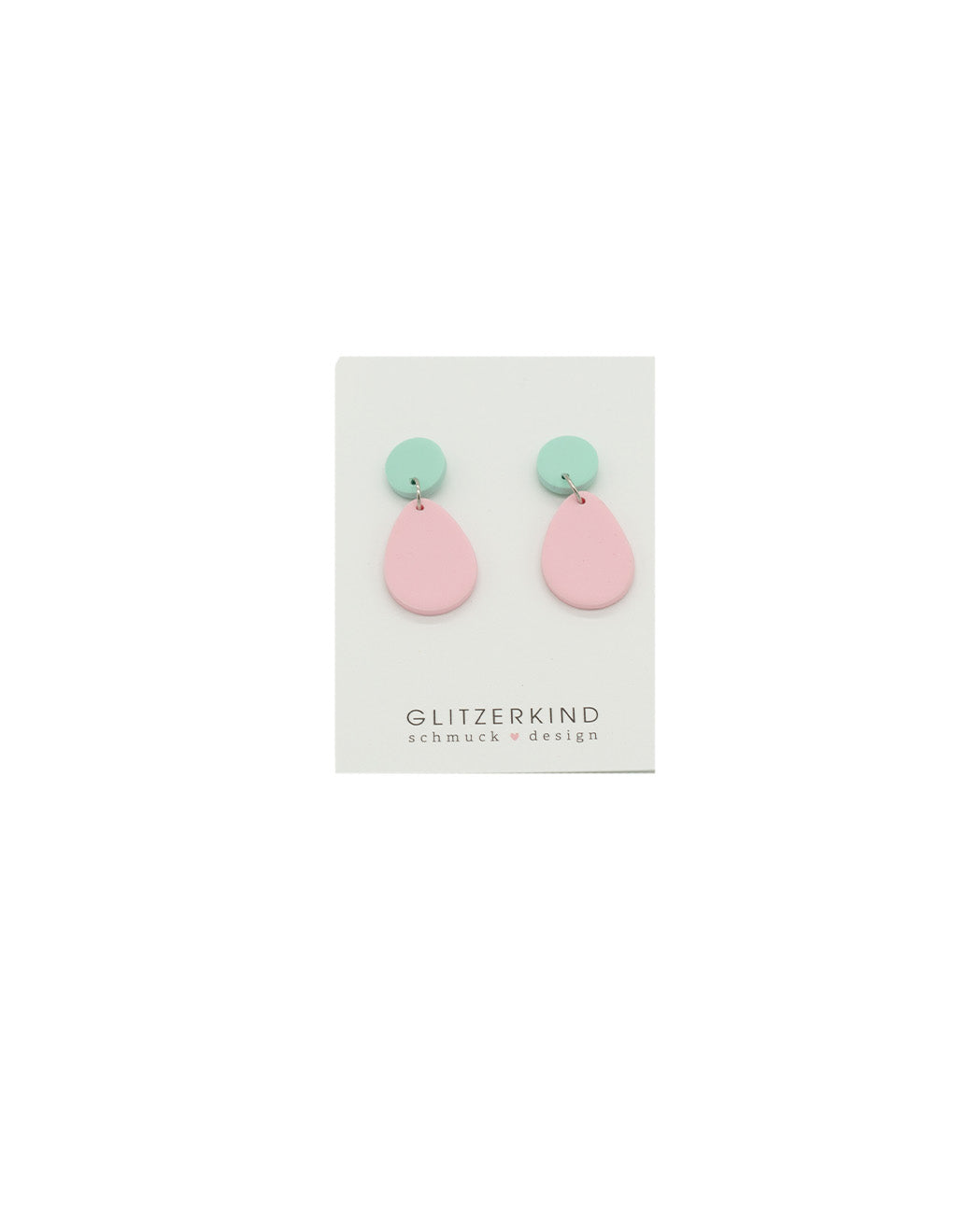 Ohrhänger DROP mint&rosa