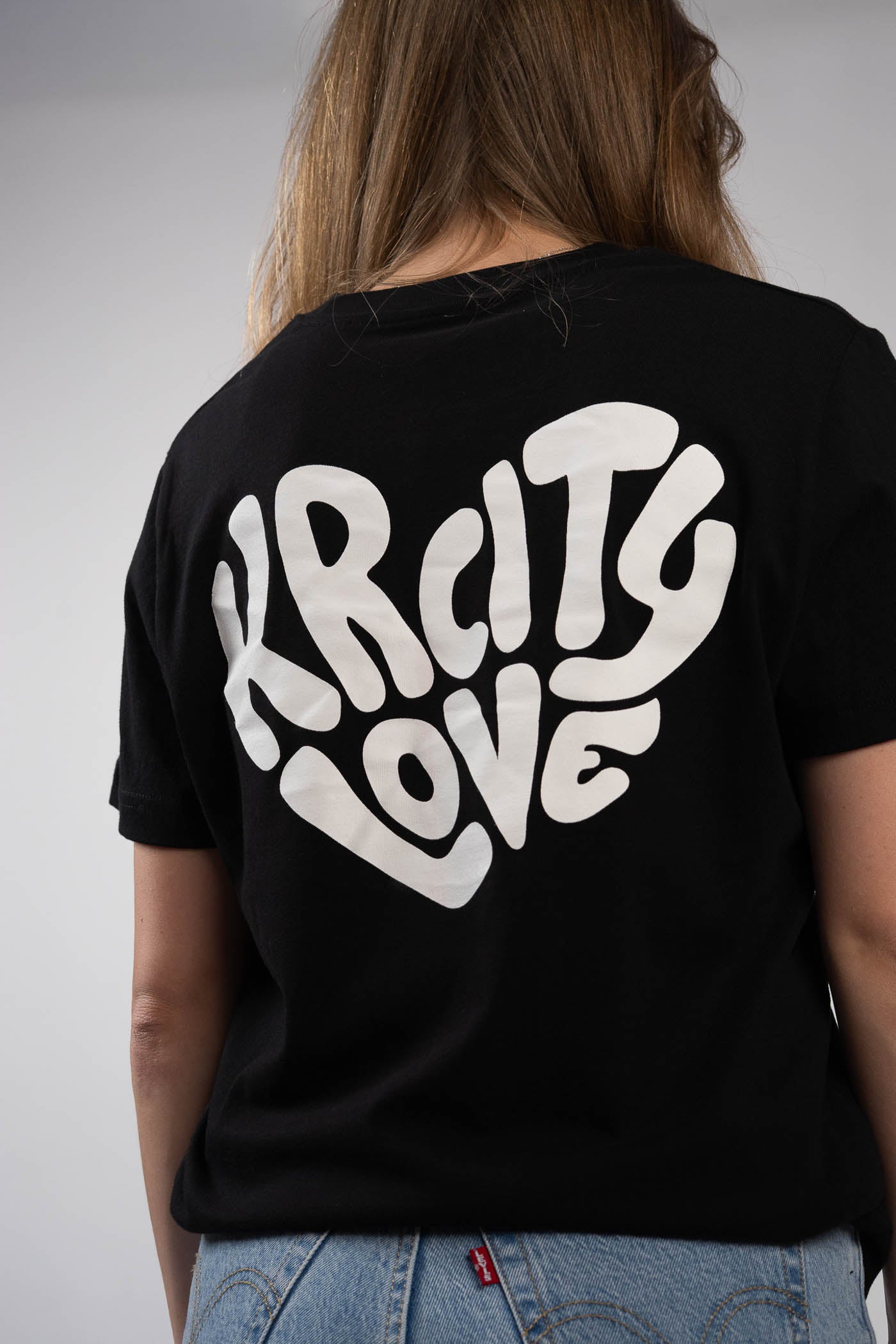 Krcity Love schwarz mit weiß - T-shirt