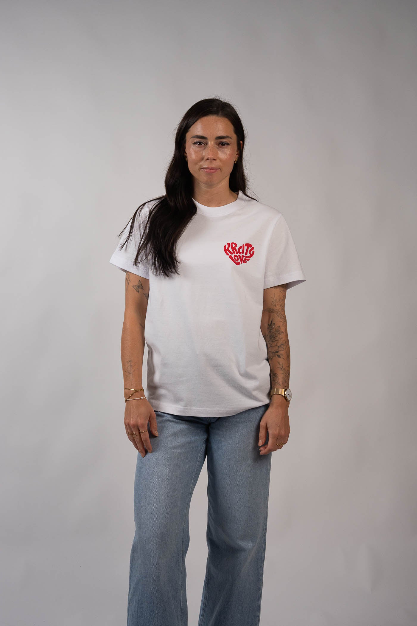 Krcity Love weiß mit rot - T-shirt