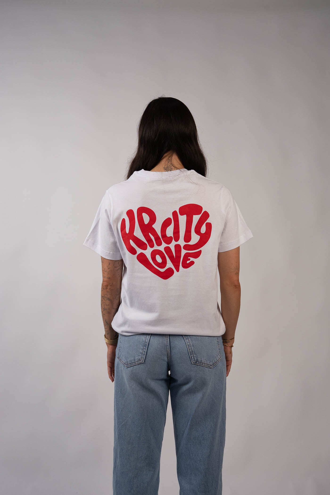 Krcity Love weiß mit rot - T-shirt