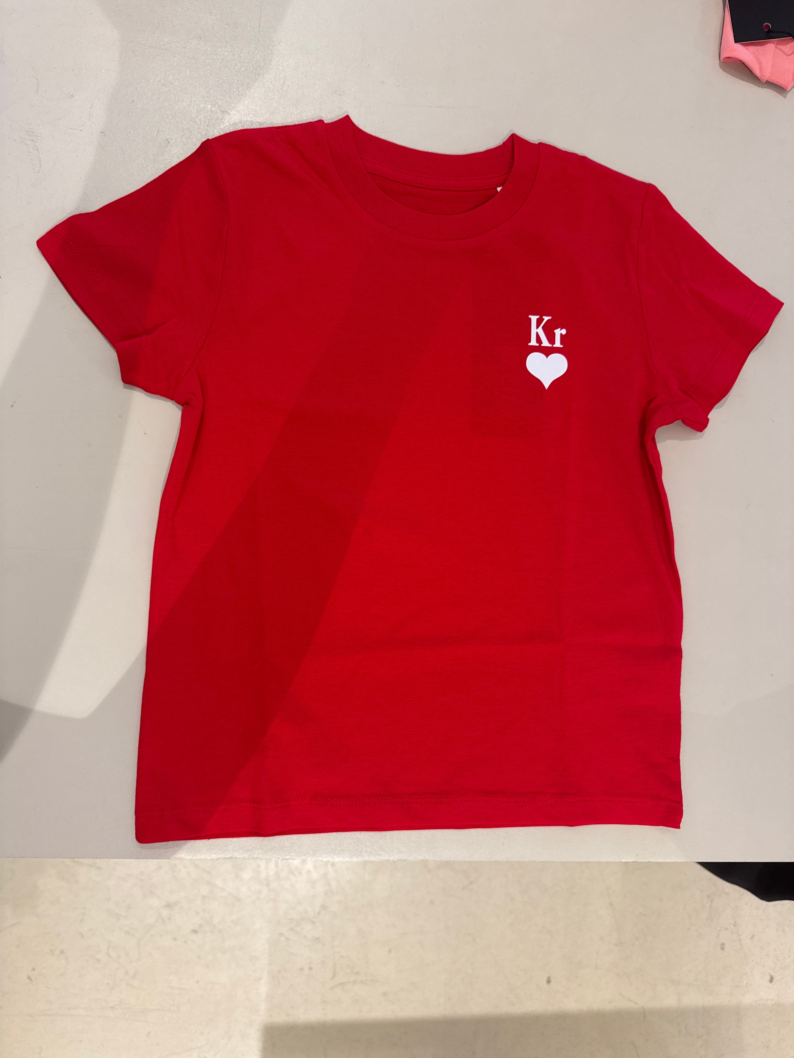 KR Liebe T-Shirt Kinder - Rot