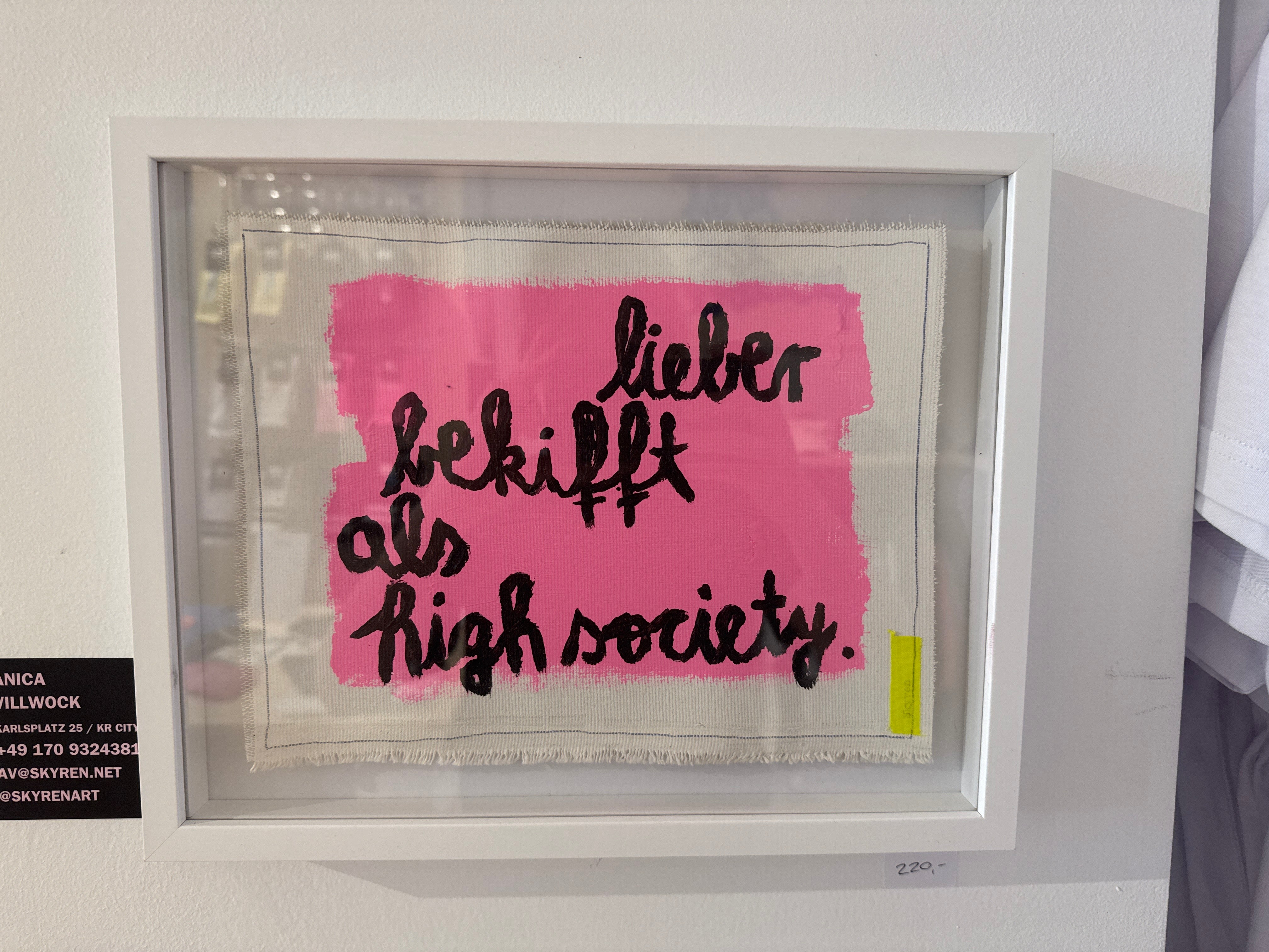 Bild LIEBER BEKIFFT ALS HIGH SOCIETY
