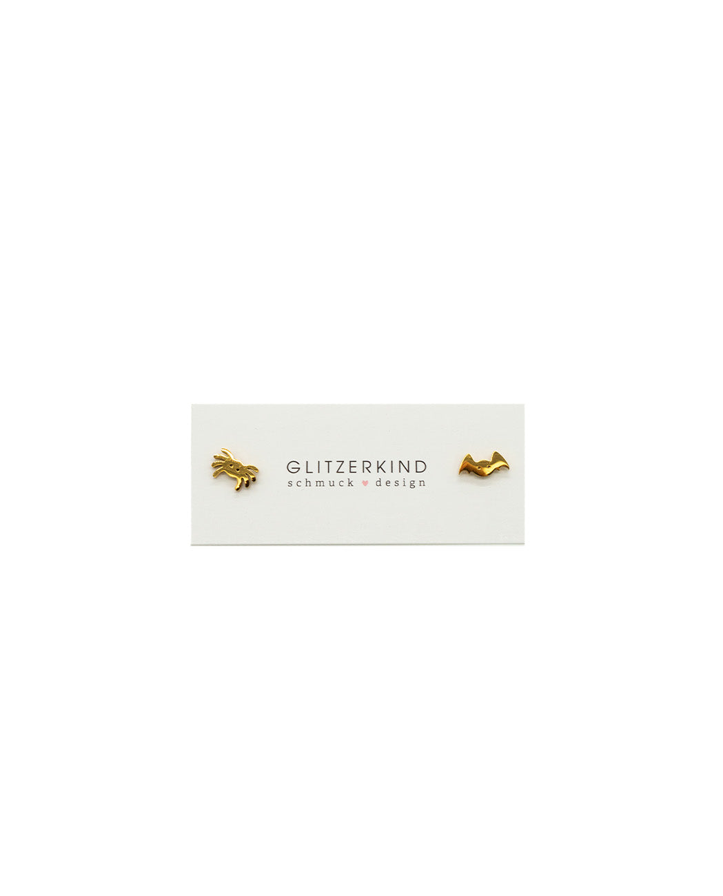 Ohrstecker Spinne & Fledermaus