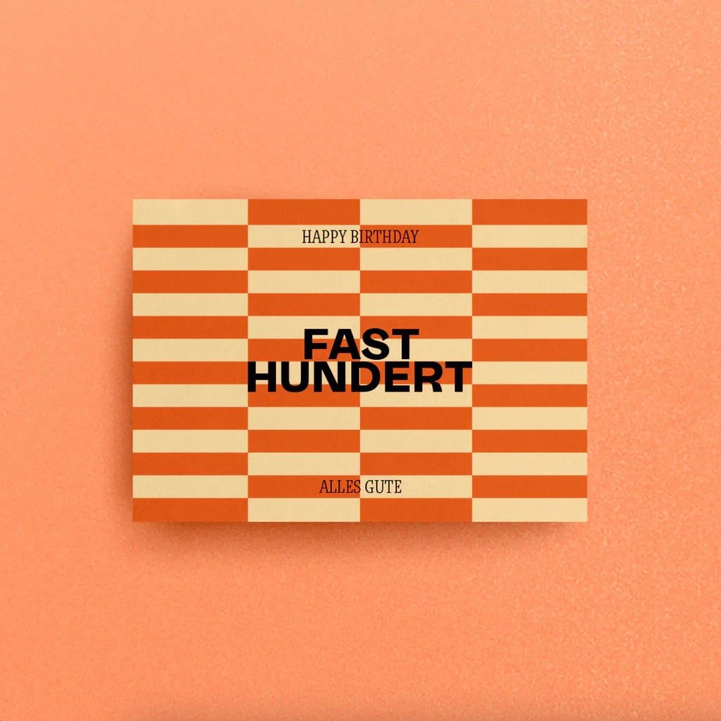 Postkarte FAST HUNDERT