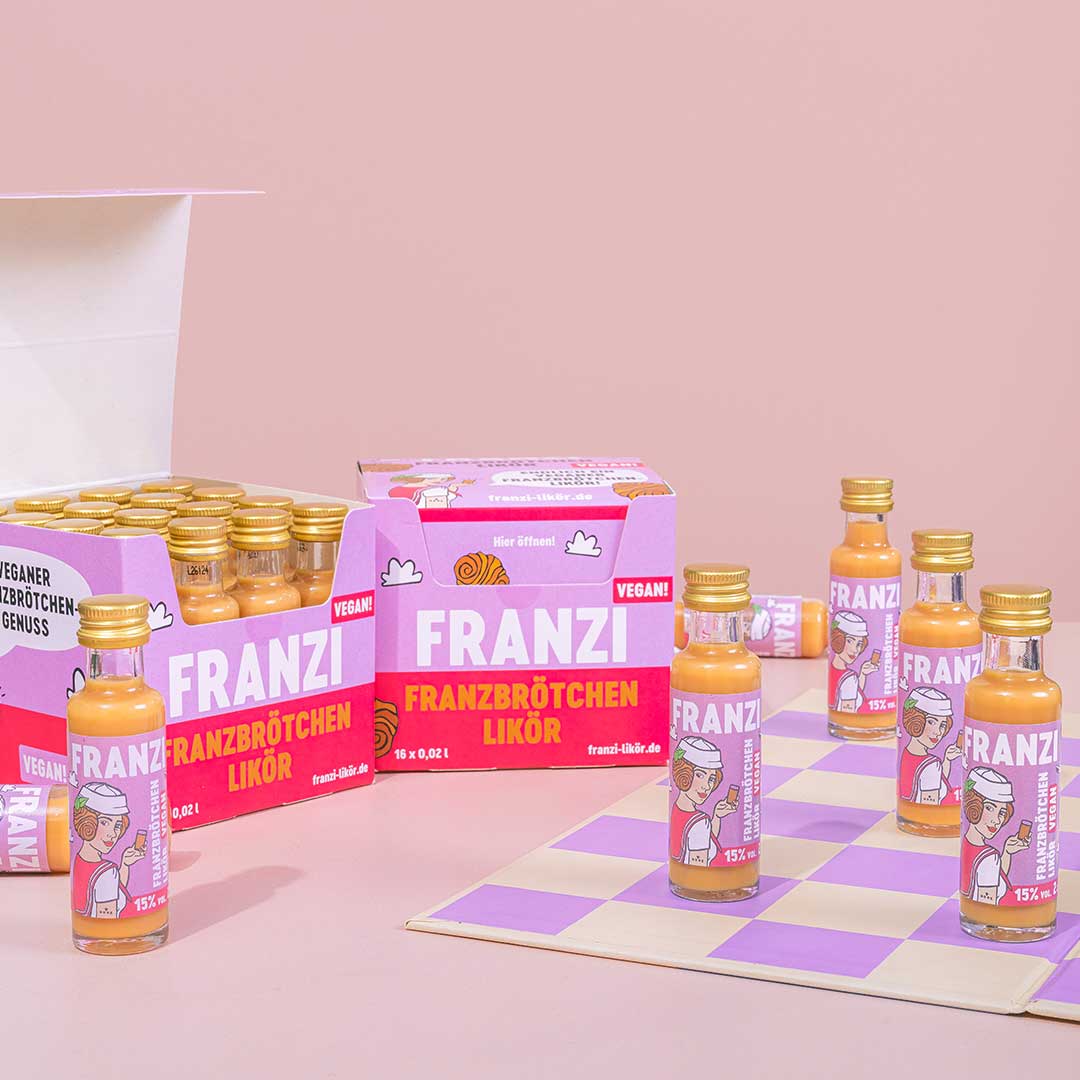 Franzbrötchen Likör Mini – vegan