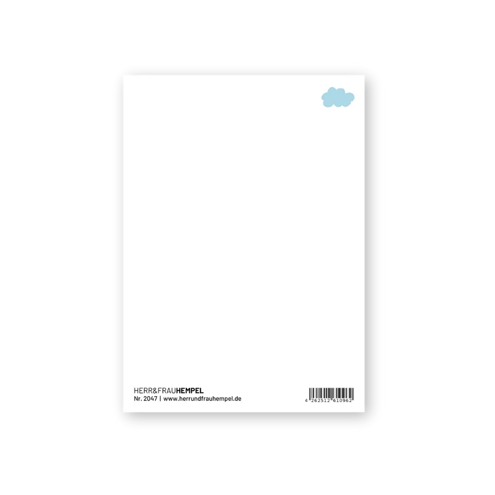 Postkarte WOLKE 7