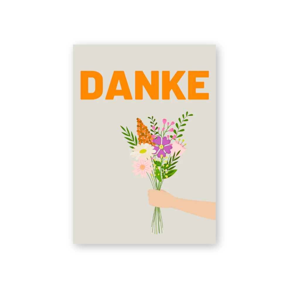 Postkarte DANKE