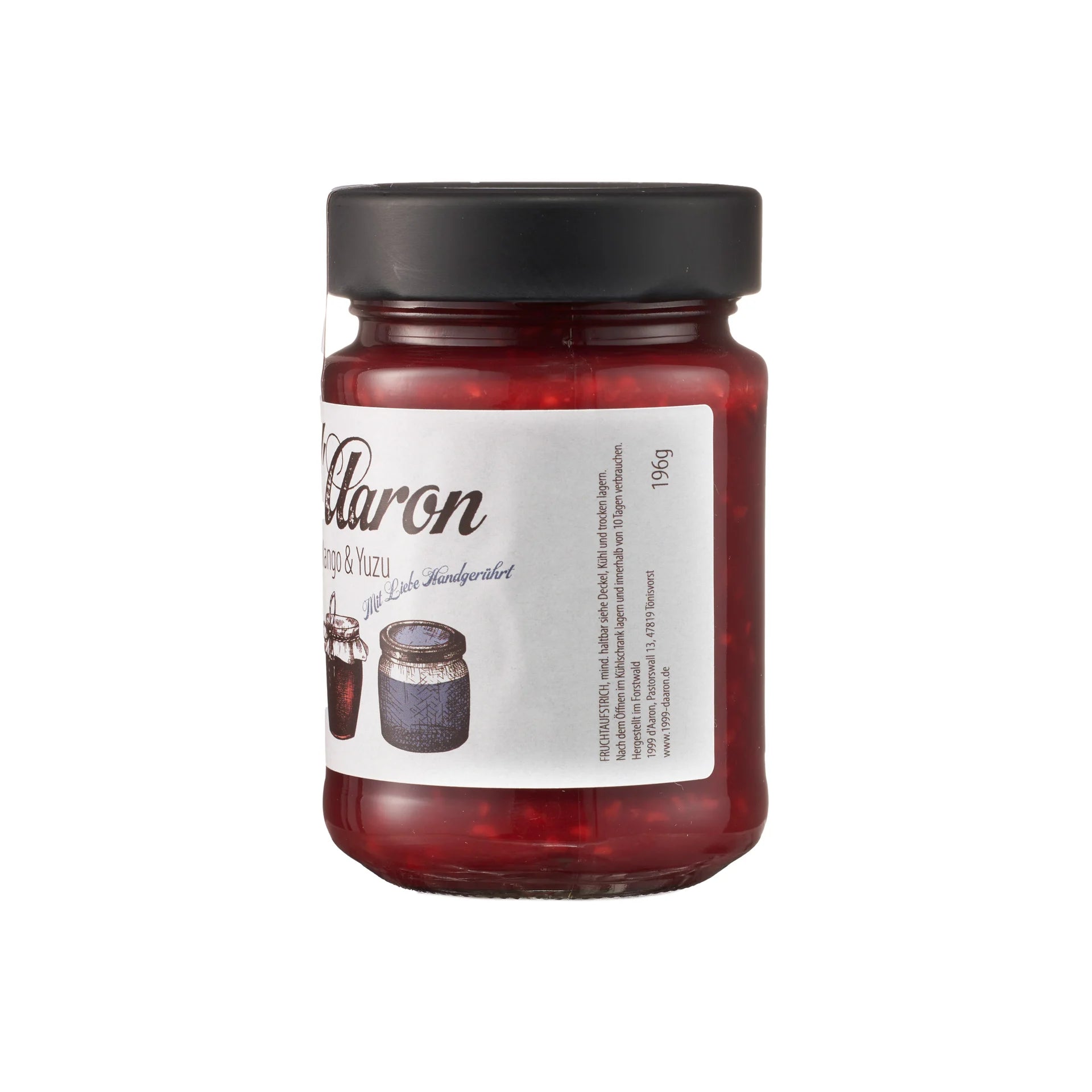 1999 d ´Aaron Fruchtaufstrich - Himbeere, Mango, Yuzu