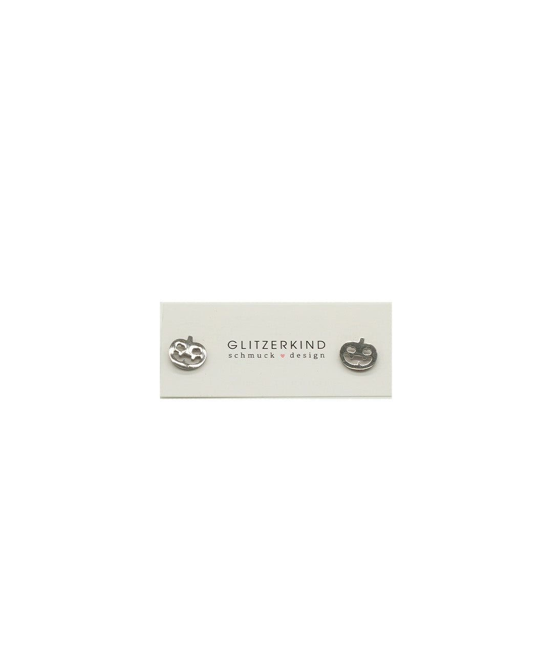 Ohrstecker Kürbis (silber)