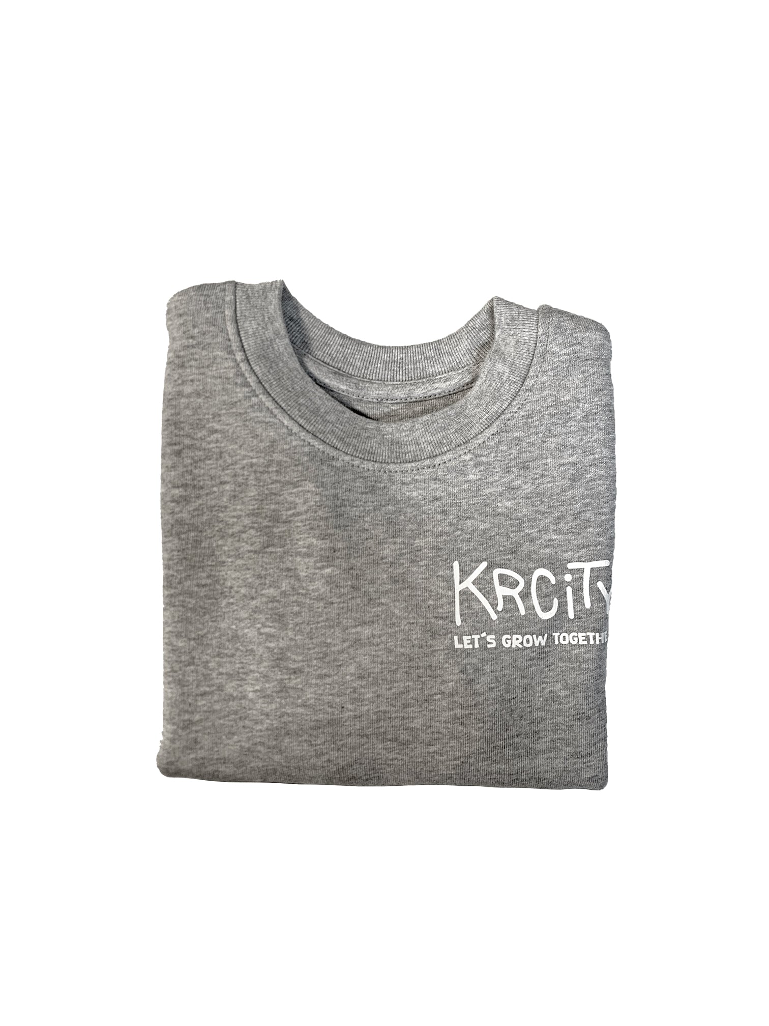 Crewneck Kinder - Hellgrau meliert